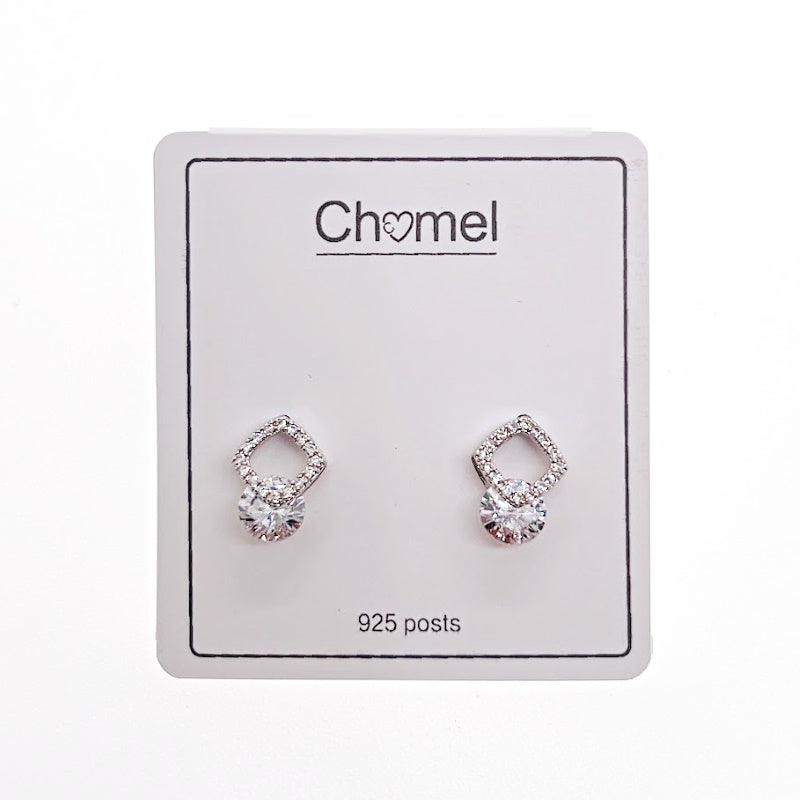 Cubic Zirconia Earrings - CHOMEL
