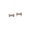 Ribbon Cubic Zirconia Earrings - CHOMEL