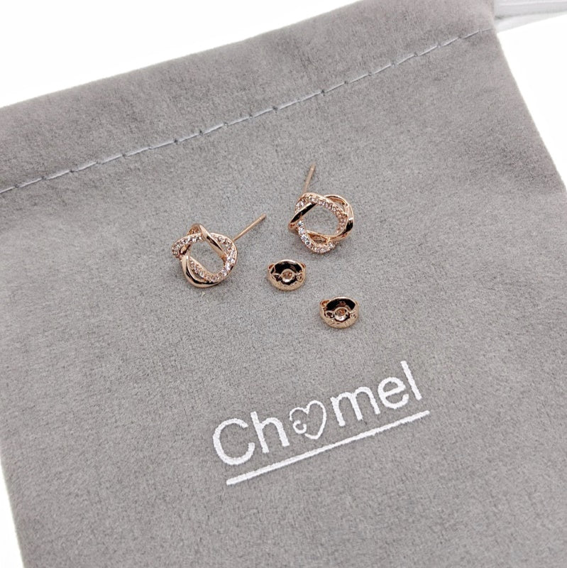 Cubic Zirconia Earrings - CHOMEL