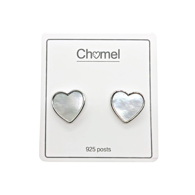 Heart Mother of Pearl Earrings - CHOMEL