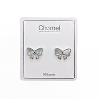 Mother of Pearl Ribbon Earrings - CHOMEL