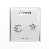 Moon & Star Mother of Pearl Earrings - CHOMEL