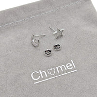 Moon & Star Mother of Pearl Earrings - CHOMEL