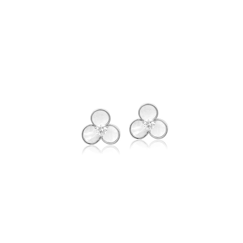 Flower Mother of Pearl Earrings - CHOMEL