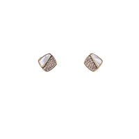 Mother of Pearl Gold Earrings - CHOMEL