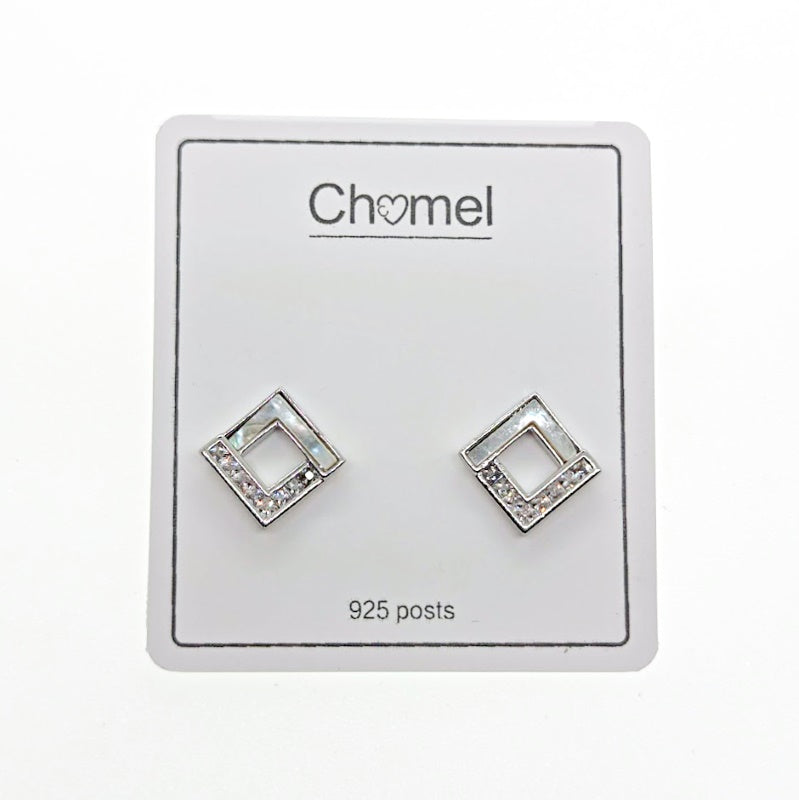 Mother of Pearl Stud Earrings - CHOMEL