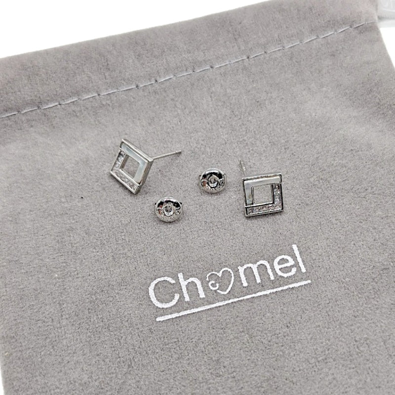 Mother of Pearl Stud Earrings - CHOMEL