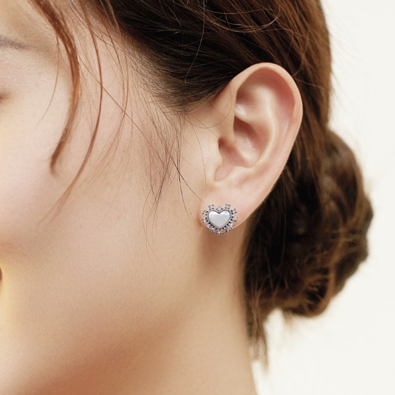 Pandora mother of clearance pearl earrings