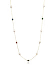 Freshwater Pearl Gold Chain Necklace - CHOMEL