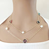 Freshwater Pearl Gold Chain Necklace - CHOMEL