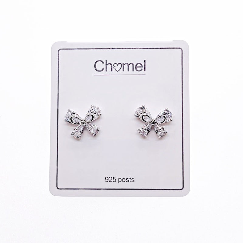 Butterfly Cubic Zirconia Earrings - CHOMEL