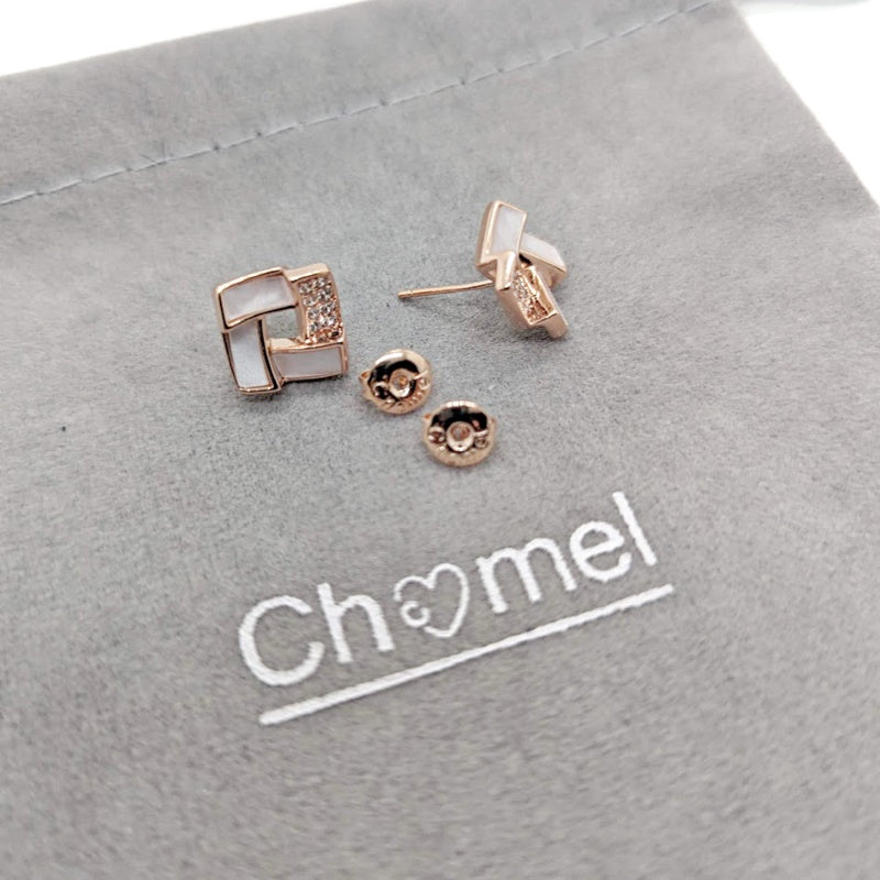 Mother of Pearl Earrings - CHOMEL