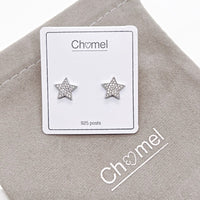 Star Cubic Zirconia Earrings - CHOMEL