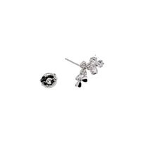 Clover Leaf Cubic Zirconia Earrings - CHOMEL