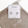 Heart Cubic Zirconia Earrings - CHOMEL