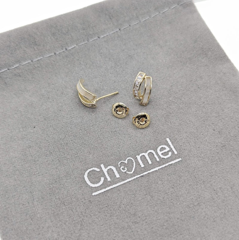 Mother of Pearl Earrings - CHOMEL