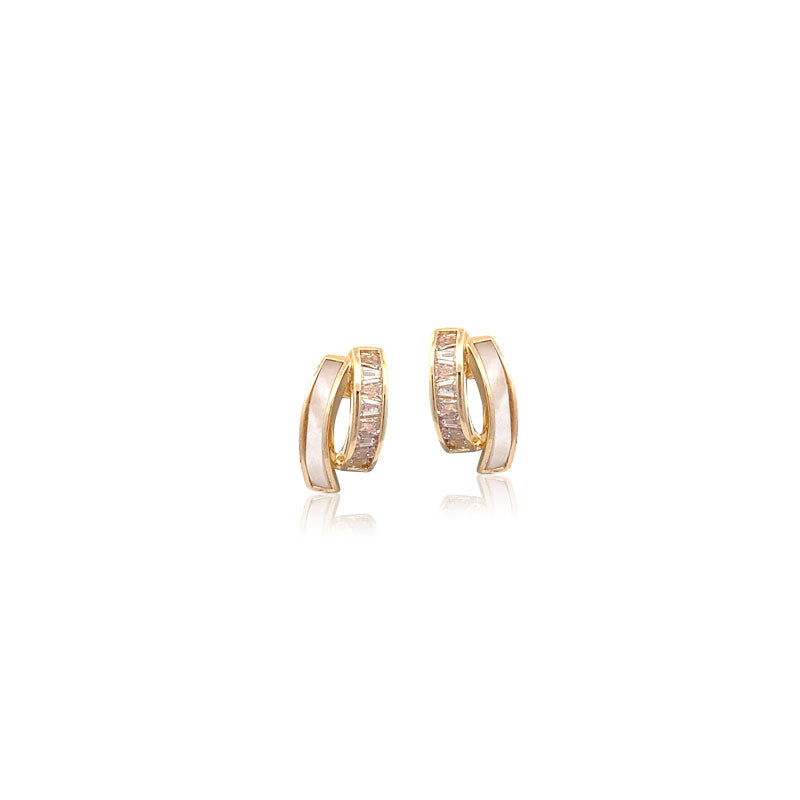 Mother of Pearl Earrings - CHOMEL