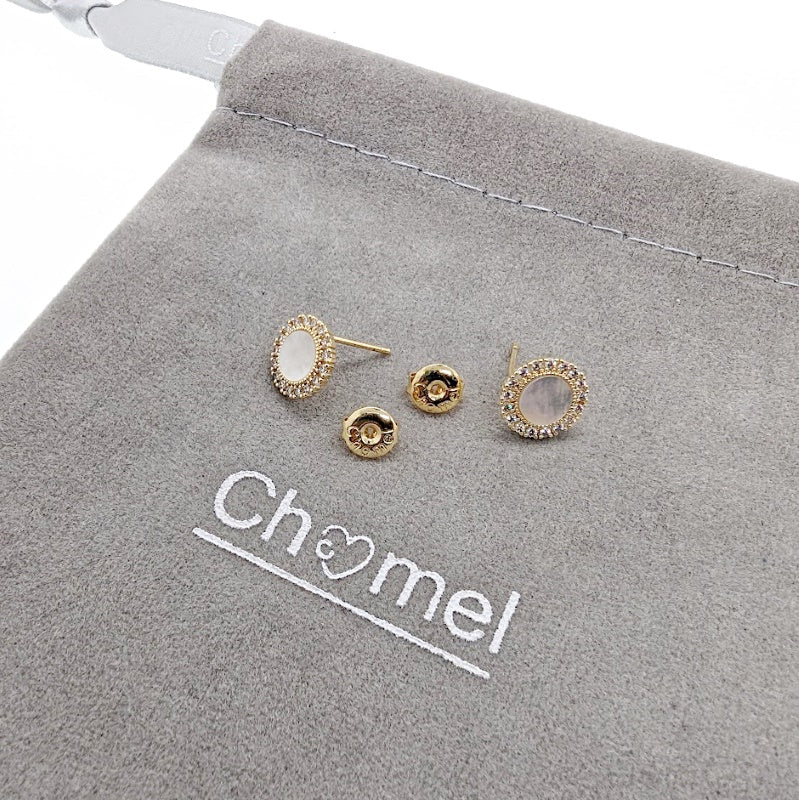 Mother of Pearl Earrings - CHOMEL