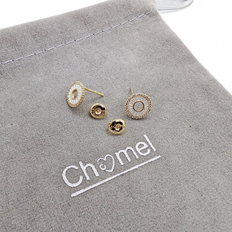 Mother of Pearl Earrings - CHOMEL