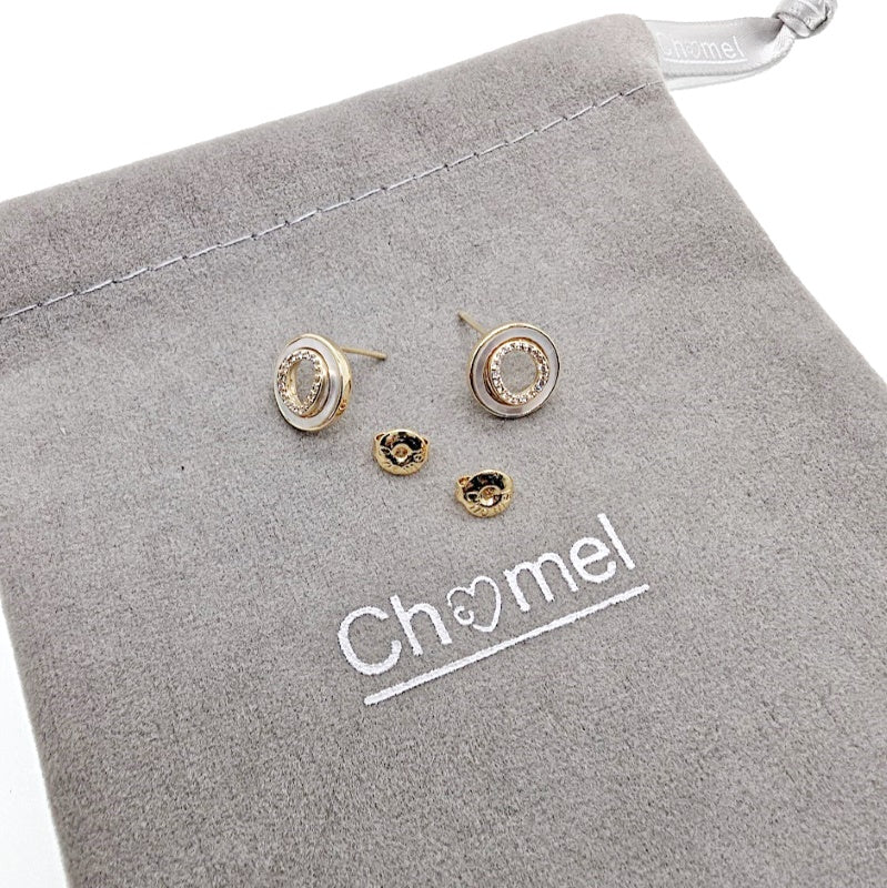 Mother of Pearl Earrings - CHOMEL