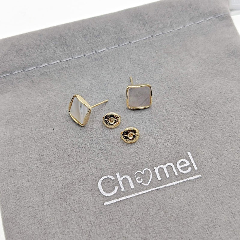 Mother of Pearl Earrings - CHOMEL