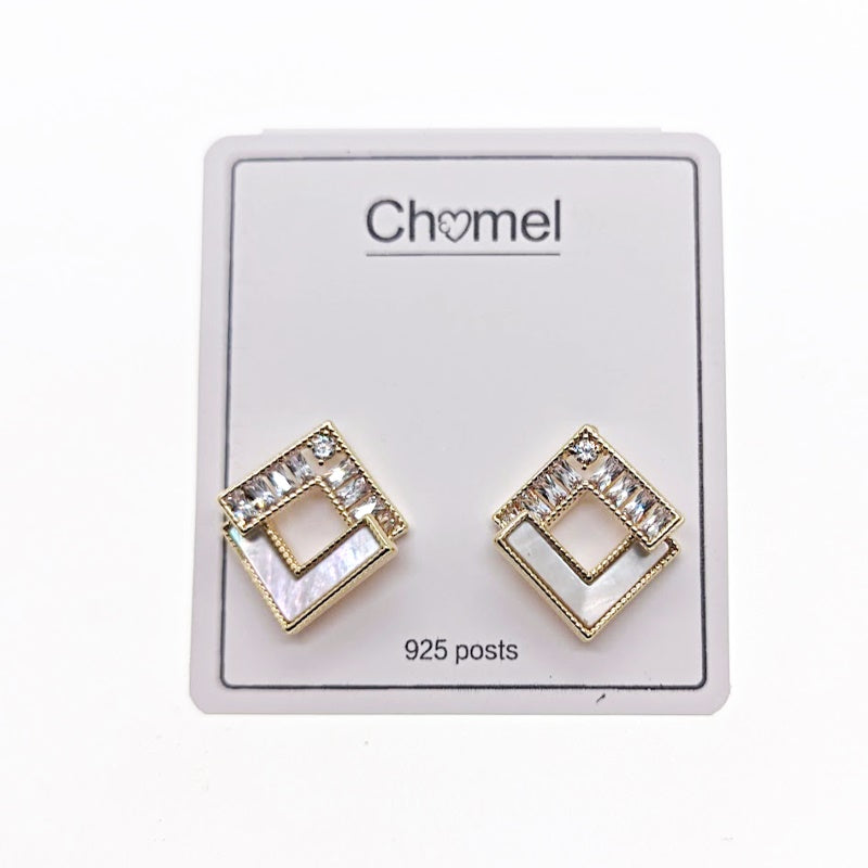 Mother of Pearl Earrings - CHOMEL