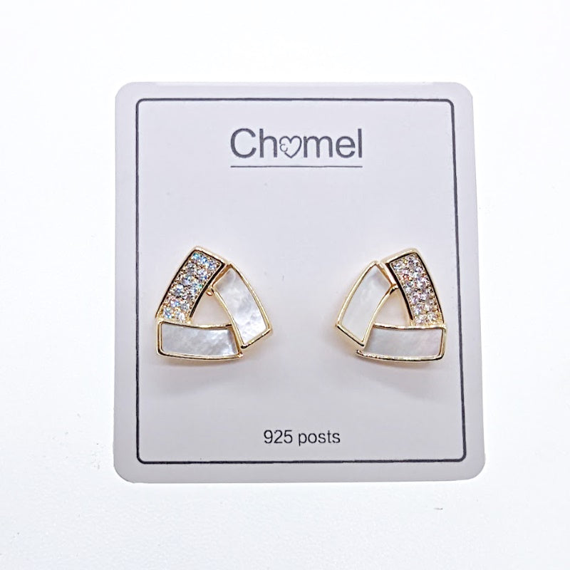 Mother of Pearl Earrings - CHOMEL