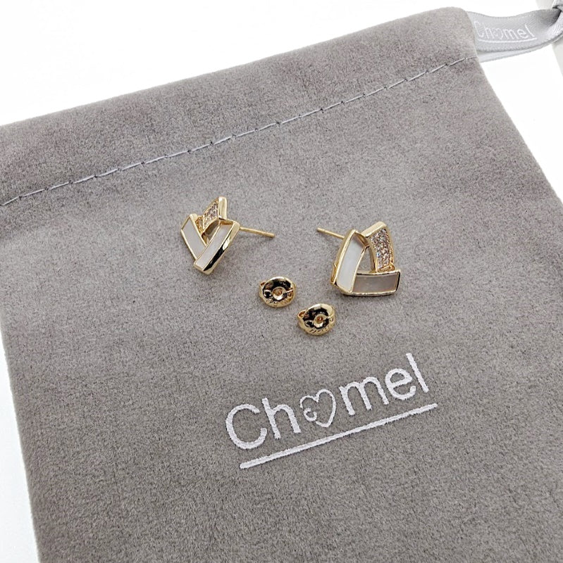 Mother of Pearl Earrings - CHOMEL