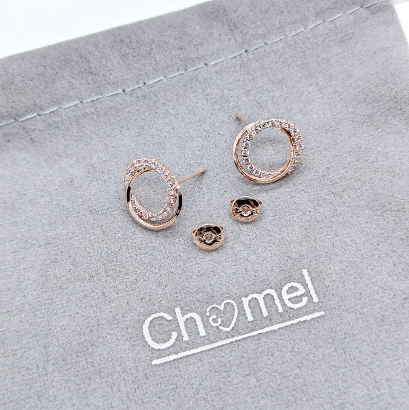 Cubic Zirconia Earrings - CHOMEL
