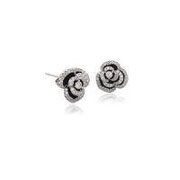 Flower Cubic Zirconia Earrings - CHOMEL