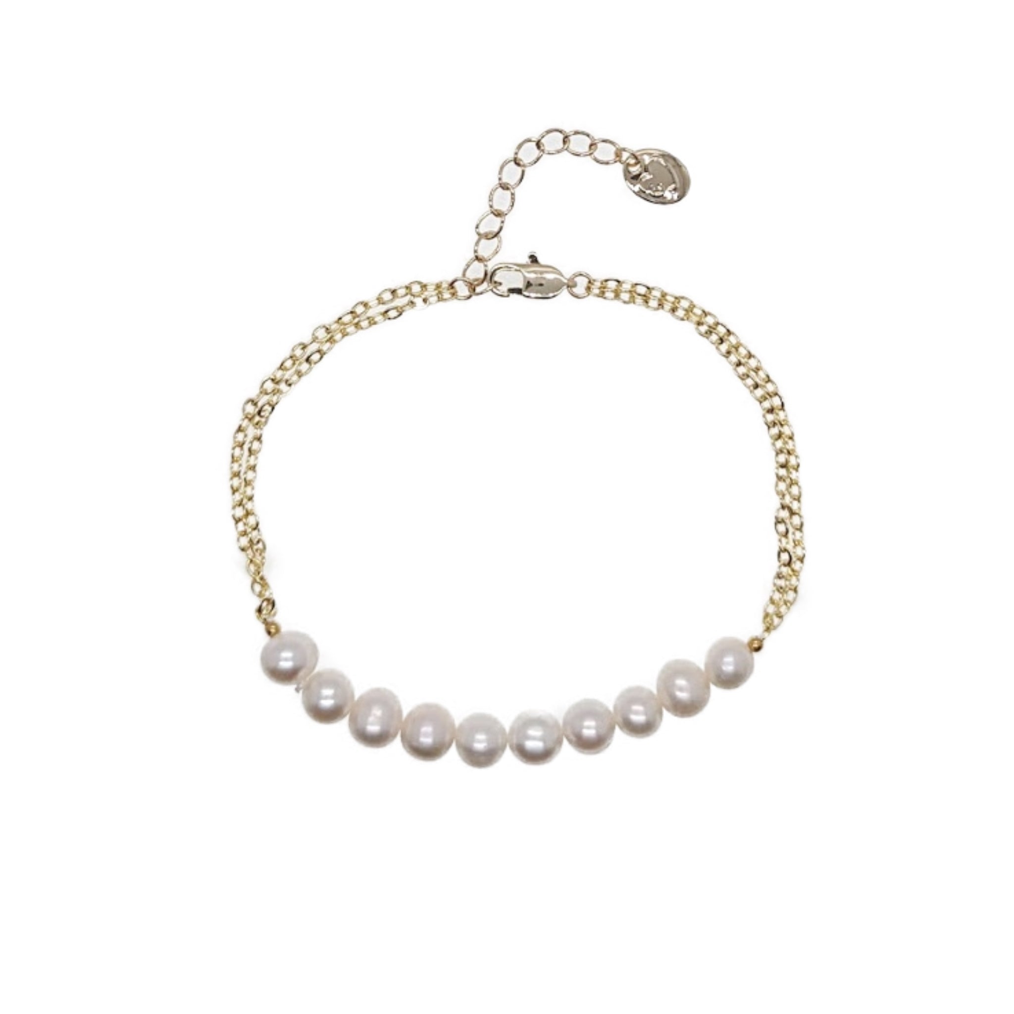 Freshwater Pearl Chain Bracelet - CHOMEL
