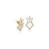 Mother of Pearl Gold Earrings - CHOMEL