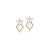 Mother of Pearl Gold Earrings - CHOMEL