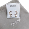 Moon & Star Cubic Zirconia Earrings - CHOMEL