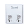 Dreamcatcher Cubic Zirconia Earrings - CHOMEL