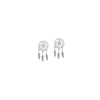 Dreamcatcher Cubic Zirconia Earrings - CHOMEL