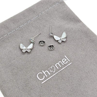 Butterfly Mother of Pearl Earrings - CHOMEL