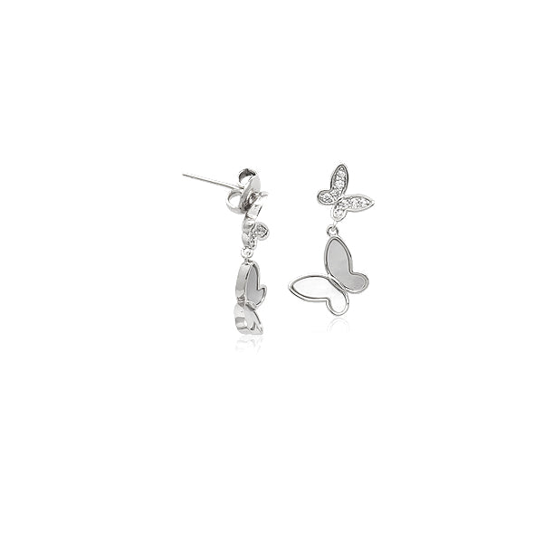 Butterfly Mother of Pearl Earrings - CHOMEL