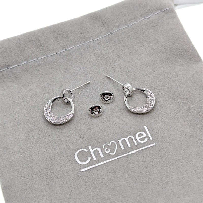 Cubic Zirconia Earrings - CHOMEL