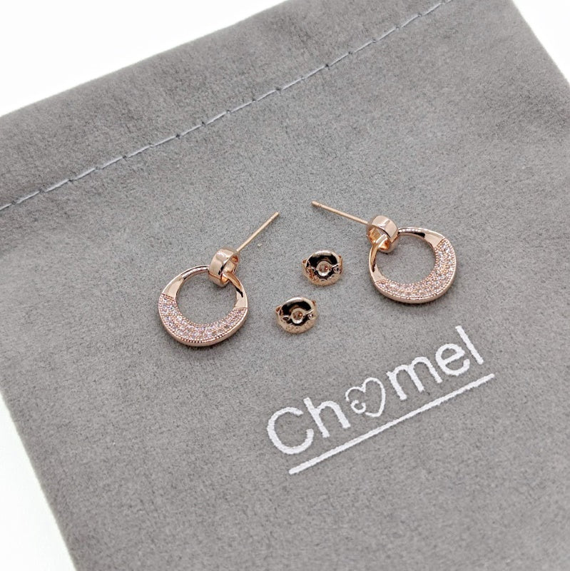 Cubic Zirconia Earrings - CHOMEL