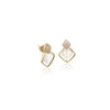 Simulated Moonstone Earrings - CHOMEL