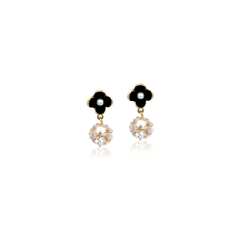 Flower Pearl Earrings - CHOMEL