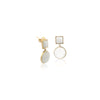 Simulated Moonstone Earrings - CHOMEL