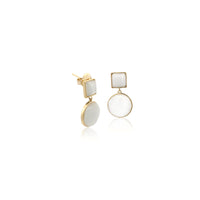 Simulated Moonstone Earrings - CHOMEL