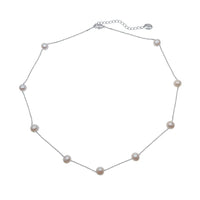 Freshwater Pearl On Chain Necklace