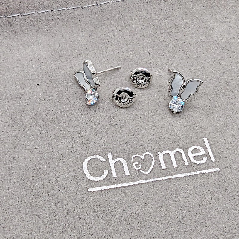 Butterfly Mother of Pearl Earrings - CHOMEL