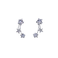 Star Cubic Zirconia Earrings - CHOMEL