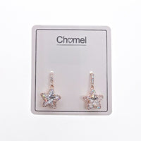 Star Cubic Zirconia Earrings - CHOMEL