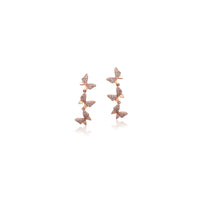 Butterfly Cubic Zirconia Earrings - CHOMEL