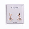 Butterfly Cubic Zirconia Earrings - CHOMEL